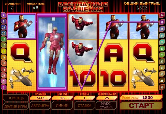 Gratis spinn av spilleautomat Iron Man